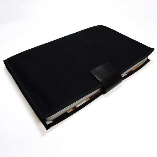 suono ハンドメイド MacBook Pro 17inch インナーケース：MODE（ブラック・ブラウンストライプ）*