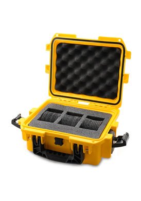Invicta IG0097-SM1S-Y 3 Slot Yellow Plastic Watch Box Case