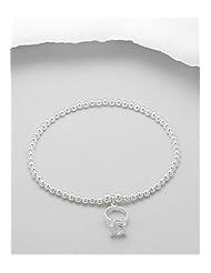Stretch bracelet In 92.5 Sterling Silver Bracelet