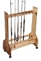 Rush Creek Log Cabin Style 16-Rod Rolling Rack