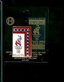  : 1996 Atlanta Olympic Mark With Stars Pin (ACOG 422665)