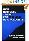 Item Response Theory for Psychologists (Multivariate Applications Book Series.)