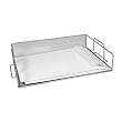Silver Mesh Stackable Paper Tray