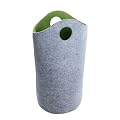 Wenko 3440200100 W�schesammler Universal Filz L - Jumbo-Bag, 52 x 73 x 32 cm, 59 Liter, grau-gr�n