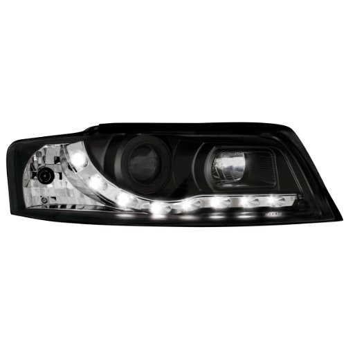 Dectane SWA04AGXB DAYLINE Scheinwerfer AUDI A4 8E 01-04 TFL-Optik black Preisvergleich