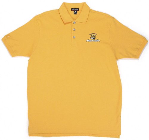 Buy LSU Tigers 2007 BCS National Champions Classic Gold Pique Polo Shirt