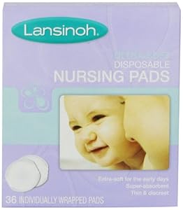Lansinoh Ultra Soft Disposable Nursing Pads, 36 Count