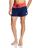 Scuba Bóxer Baño (Azul / Coral)