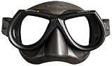 Mares Sporasub Star LiquidSkin Spearfishing Mask - Black with Grey Skirt