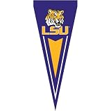 LSU Tigers NCAA Applique & Embroidered Yard Pennant (34x14)