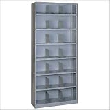 Lyon Workspace Products 6604(BB) Sliding Shelf Shelving - 21 Opening Unit
