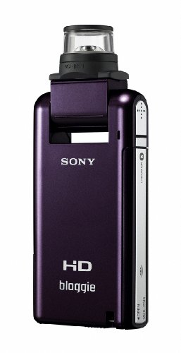 Sony MHS-PM5KV Bloggie Pocket-Camcorder (5 Megapixel, 6,1 cm (2,4 Zoll) LCD Farb-Display, 360 Grad Videoaufnahme) violett