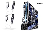 Nintendo Wii Console Skin - Toxicity - Blue