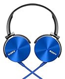 Sony MDRXB450AP Extra Bass Smartphone Headset (Blue)