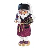 Kurt Adler Steinbach 17-Inch German Nutcracker Christmas Carol Series, Ebenezer Scrooge in Night Clothes