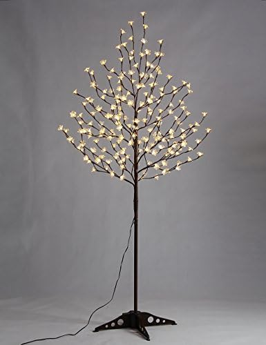 Lightshare 6FT 208LED Pear Blossom Tree Light,Warm White Light