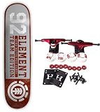 ELEMENT SKATEBOARDS Complete Skateboard QUARTER 7.5 RED