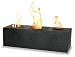 Uniflame AAB604A Rectangular 3-Fires Gel Alcohol Burner - Polished Brass