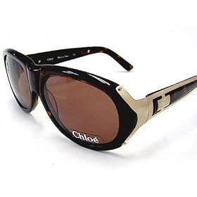 New Chloe CL2126 CL-2126 C02 Dark Havana Sunglasses
