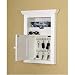 Racor White Mail and Key Cabinet