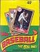 1987 Topps Baseball Card Unopened Hobby Box (Bonds RC)
