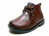 Toddler Boys Brown Round Toe Lace Up Dress Casual Ankle High Boots Styled In Italy Conal By D Aldo