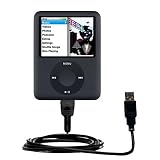 Classic Straight USB Cable for the Apple Nano Video Gen 3 with Power Hot Sync and Charge capabilities - Gomadic Brand w/ TipExchange Technology