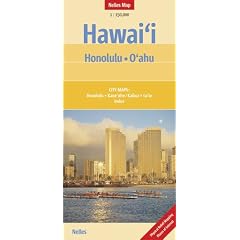 Hawaii Honolulu Oahu 1 : 150 000: City Maps: Honolulu, Kaneohe/Kailua, Laie, Downtown Honolulu, Waikiki (Nelles Map)