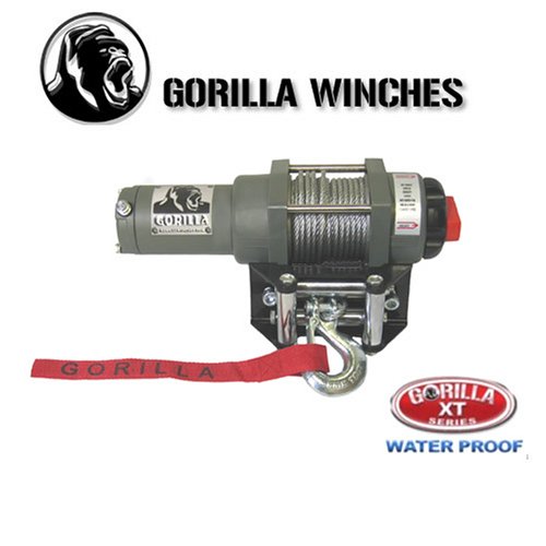 Tools: GORILLA ATV3000W Winch XT Series Waterproof With 8,000lb Snatch Block and 2 remotes ON