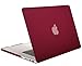 Mosiso Plastic Hard Case Cover Only for MacBook Pro Retina 15 Inch, Deep Red