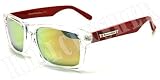 Biohazard Red Skateboard Sunglasses