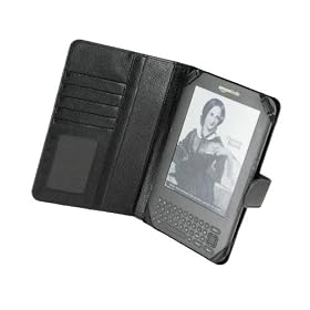 TeckNet� Kindle Keyboard Premium Folio Case / Cover for Amazon Kindle Keyboard / Kindle 3 - Black