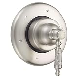 Fusion by Danze COL-DIV-BRN Colonial Crest 3-Port Shower Diverter, Brushed Nickel