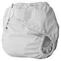 Thirsties Diaper Cover - White, Large (28-40 lbs)