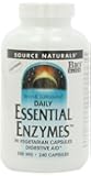 Source Naturals Daily Essential Enzymes, 500mg, 240 Vcaps