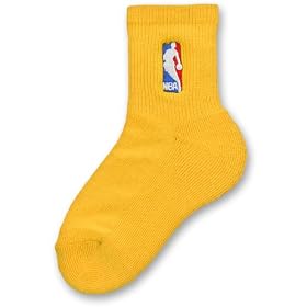 Buy For Bare Feet NBA Logoman Youth Socks 2 Pack - Gold