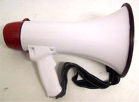 Commercial 25 Watt Megaphone + Siren / Extra Microphone