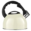 Premier Housewares Pfeifkessel, Edelstahl, 2,5�l, mit Induktionsboden, 22 x 23 x 20 cm, creme