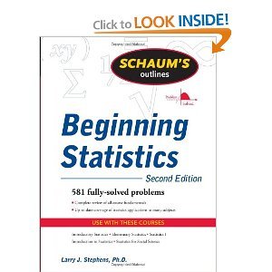 Schaums Outline of Beginning Statistics 2nd (second) edition byStephens
