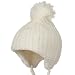 Girls Knit Peruvian Beanie – Ivory W20S16E