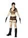 TOMB RAIDER LARA CROFT LEGEND DELUXE ADULT COSTUME MEDIUM WITH WIG
