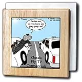 Review 3dRose LLC  / Flys Choice of Mustard - 6 Inch Tile Napkin Holder