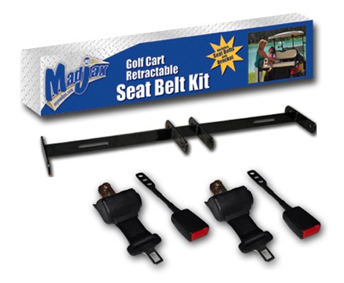 Golf Cart Universal Retractable Seat Belt Kit [Sports]