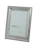 IMAGE OF 3.5 X 5 Weighted Sterling Silver Picture Frames Rachelle with Gift Box for Christmas, Mother's Day & Anniversary - 3 1/2 X 5