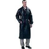 Leather Trench Coat - Xl