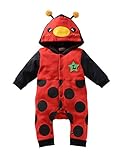 C-Princess ベビー服 女の子 男の子 新生児 秋冬 長袖 あったか 冬 カバーオール 防寒 ロンパース 着ぐるみ キッズ ベビー アウター 赤ちゃん 子供服 出産祝い (95, Bテントウム