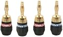 MONSTER QL GMT-H MKII Quicklock Gold Banana Connectors