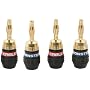 MONSTER QL GMT-H MKII Quicklock Gold Banana Connectors