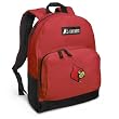 Louisville Cardinals Backpack Red University of Louisville for Travel or School Bags - Best Unique Gifts For Boys, Girls, Adults, College Students, Men or Ladies