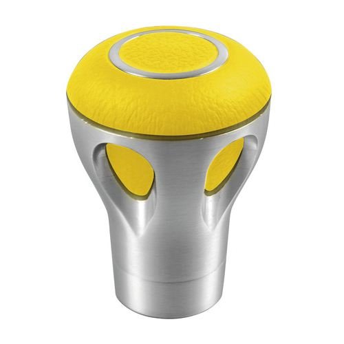 Lampa 00068 Schaltknauf Fox gelbes Leder mit Aluminium Preisvergleich